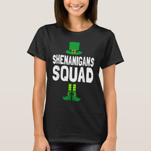 T-shirt Shenanigator Cute Leprechaun Elf St Patricks Day S (Devant)