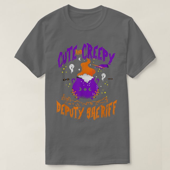 T-shirt Shérif adjoint de Creepy (Design devant)