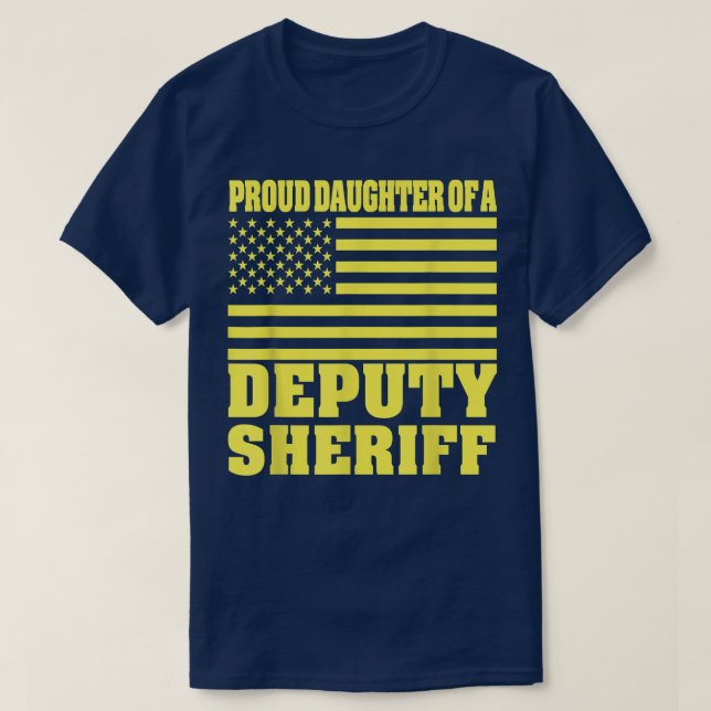 T-shirt Shérif American Flag  (Design devant)
