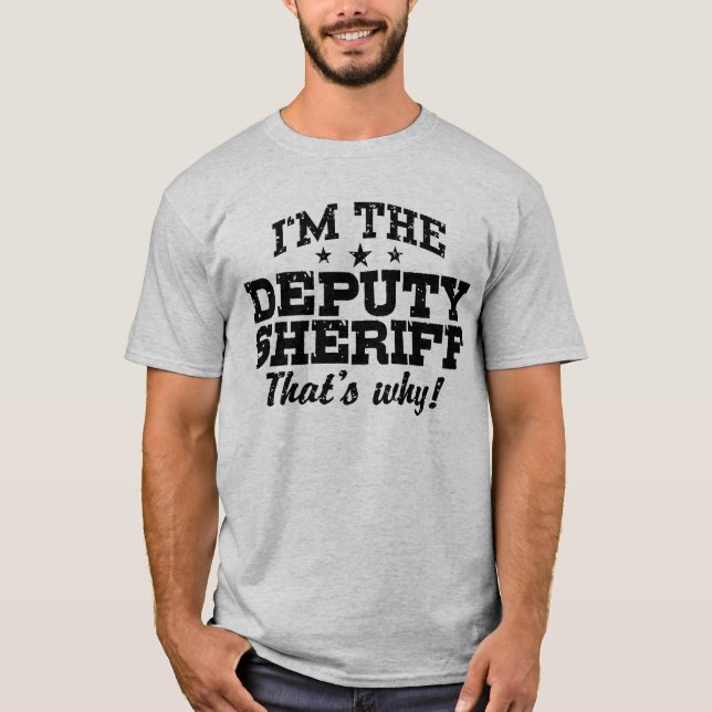 T-shirt Sheriff adjoint (Devant)