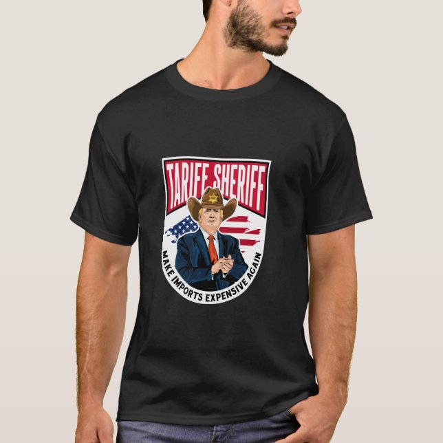 T-shirt Sheriff des tarifs (Devant)