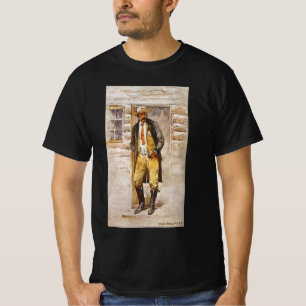 T-shirt Sheriff Portrait par Seltzer, Vintage West Cowboy