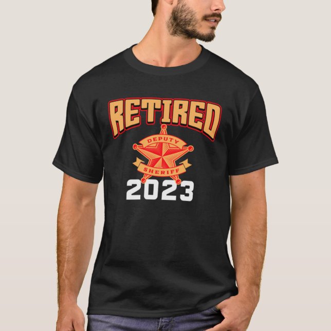 T-shirt Sheriff Retirement 2023 Law Enforcement (Devant)