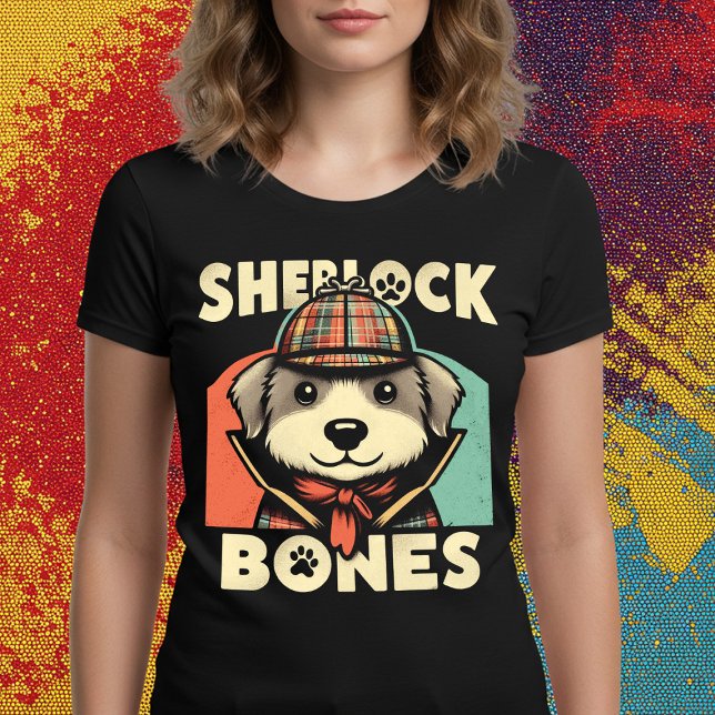 T-shirt Sherlock Bones (Créateur téléchargé)