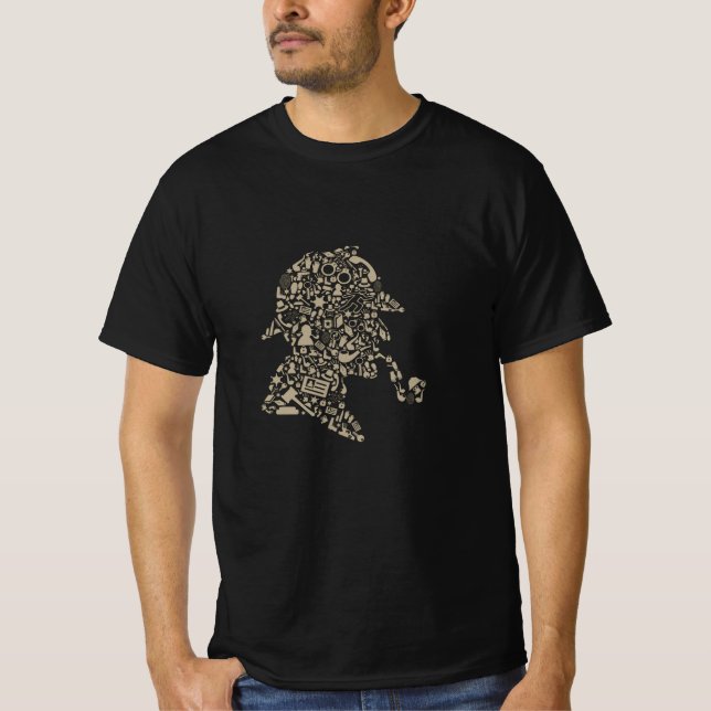 T-shirt Sherlock Holmes (Devant)