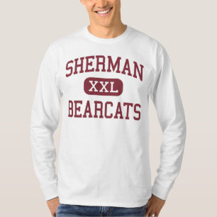 T-shirt Sherman - Bearcats - lycée - Sherman le Texas