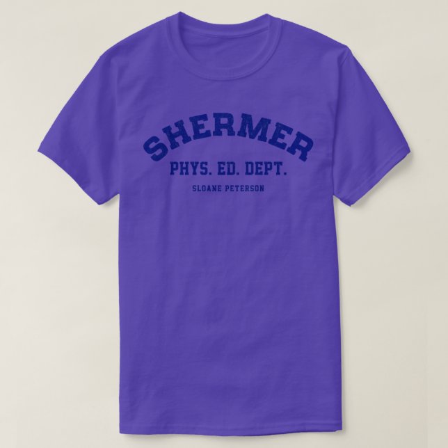T-shirt Shermer Phys Ed Dept Sloane Peterson Conception vi (Design devant)