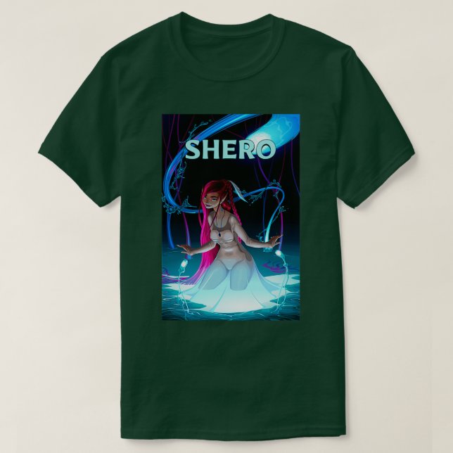 T-shirt SHERO dans l'eau (Design devant)