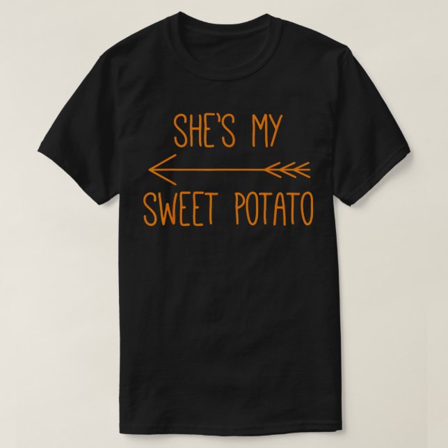 T-shirt Shes My Sweet Potato (Design devant)