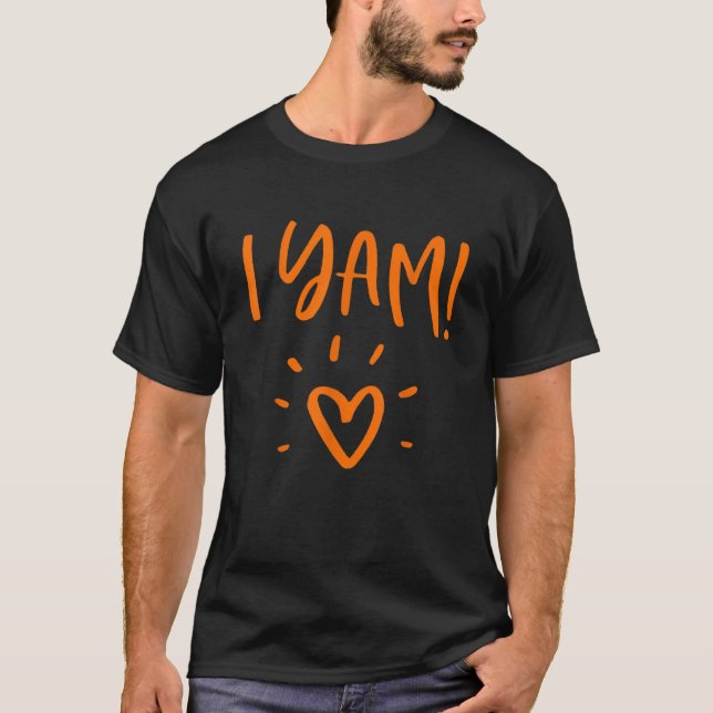 T-shirt She's My Sweet Potato I Yam Set Couples Thanksgivi (Devant)