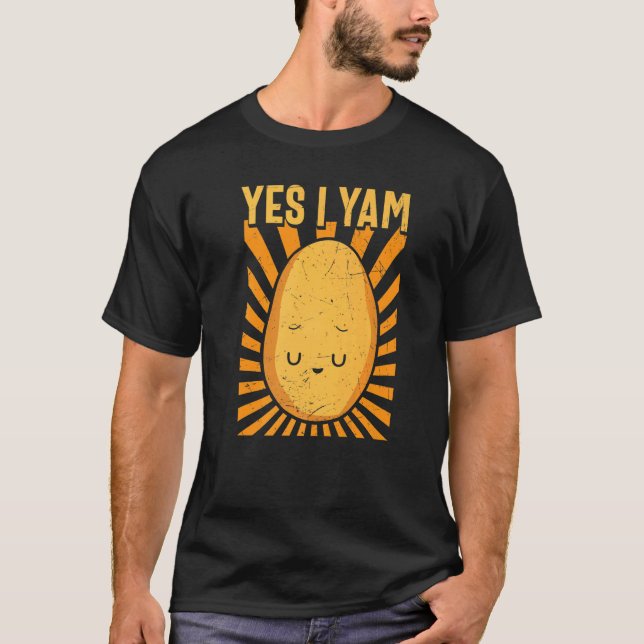T-shirt She's My Sweet Potato I Yam Set Couples Thanksgivi (Devant)