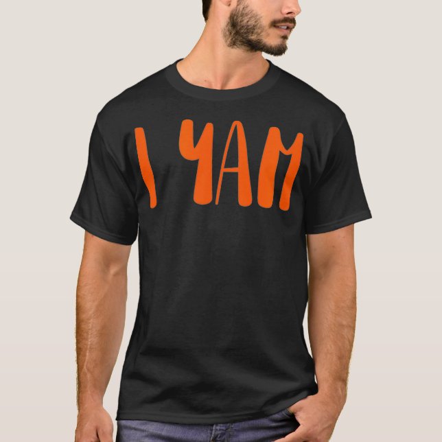 T-shirt She's My Sweet Potato I Yam Thanksgiving Couples (Devant)