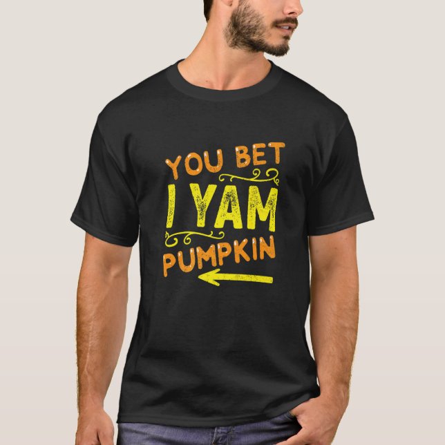 T-shirt She's My Sweet Potato  You Bet I Yam Couple's Than (Devant)