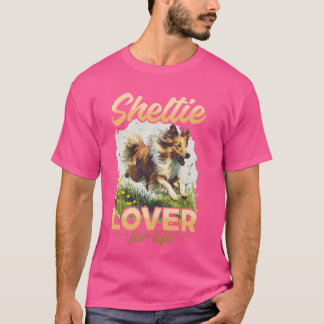 T-shirt Shetland Sheepdog Dog Shelty - Sheltie Lover pour