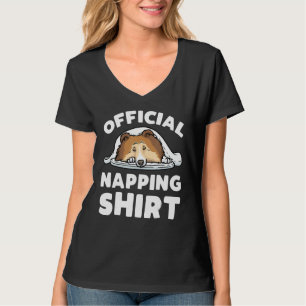 T-shirt Shetland Sheepdog Dormir abri chien Pyjama