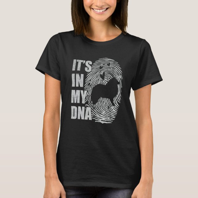 T-shirt Shetland Sheepdog Sheltie DNA Dog Mom Dad Dog (Devant)