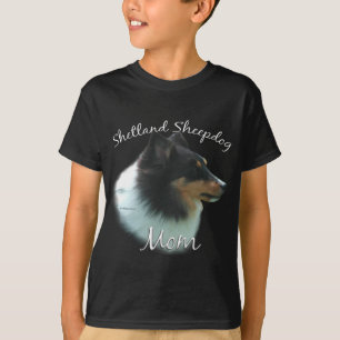 T-shirt Shetland Sheepdog (tri) Maman 2