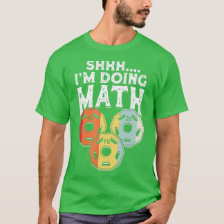 T-shirt Shhh Je Fais Math Drôle Poids Lifting Poids