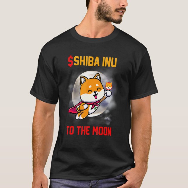 T-shirt Shib Acheter Shib Inu À La Monnaie De Mémo Lune M (Devant)