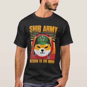 T-shirt Shiba Army Shiba Inu Coin Crypto Token Cryptocurer