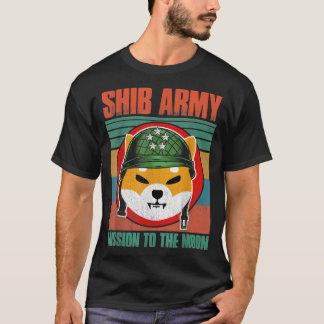 T-shirt Shiba Army Shiba Inu Coin Crypto Token Cryptocurre