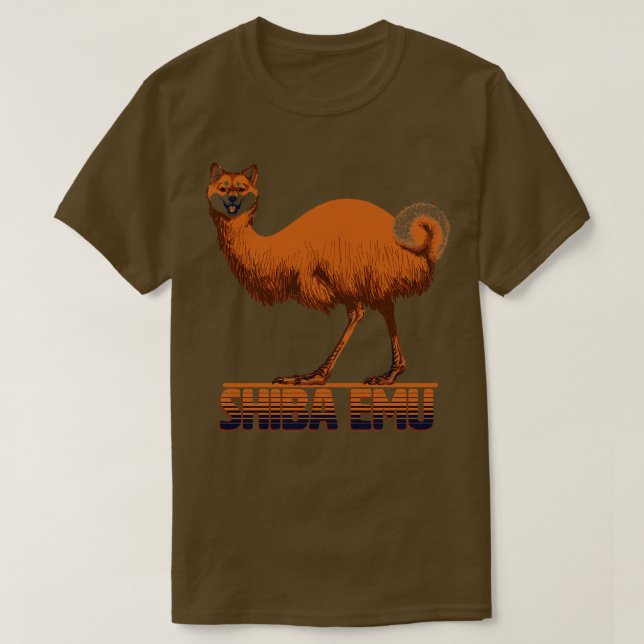 T-shirt Shiba Emu (Design devant)