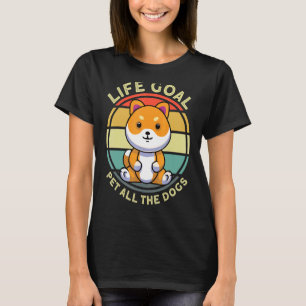 T-shirt Shiba Inu Chien Accessoires Objectif de vie Animau