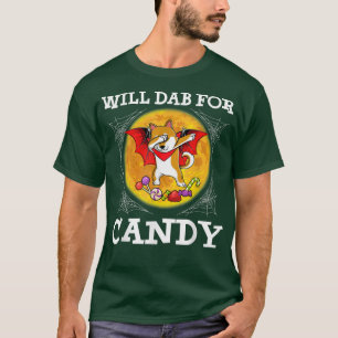 T-shirt Shiba Inu Chien Dabbing Lune chauve-souris Papa