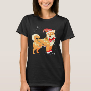 T-shirt Shiba Inu Chien Noël Arbre Noël Noël Maman Papa