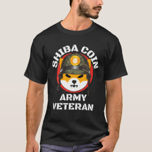 T-shirt Shiba Inu Coin Armée Crypto Vétérinaire Mème $SHIB
