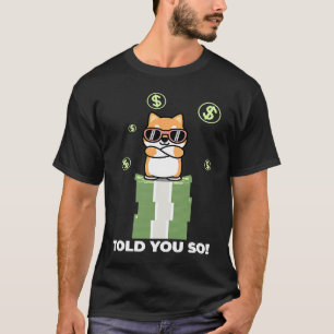 T-shirt Shiba Inu Coin Crypto Token Shib Hodlers Je Vous A