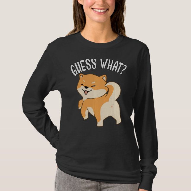 T-shirt Shiba Inu Crypto Devise $shib 2022 Devinez What Sh (Devant)