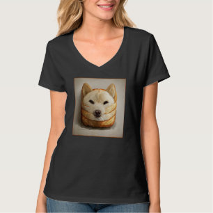T-shirt Shiba Inu Doge Mème Pain Akita Inu Hokkai