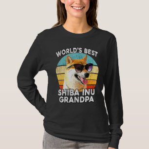 T-shirt Shiba Inu Grand-pa Mondes Meilleur Shiba Grand-Pap