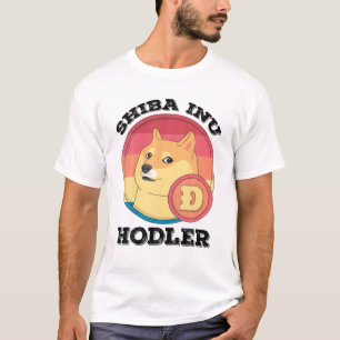 T-shirt Shiba Inu Hodler Crypto Token Coin Cryptomonnaie