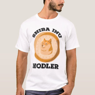 T-shirt Shiba Inu Hodler Crypto Token Coin Cryptomonnaie