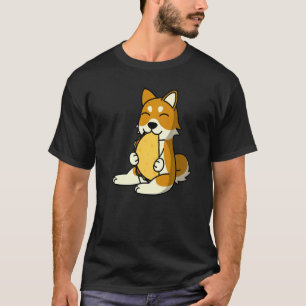T-shirt Shiba Inu mangeant un Taco Dog
