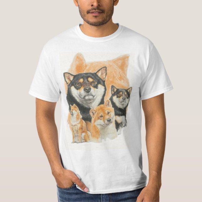 T-shirt Shiba Inu Medley (Devant)