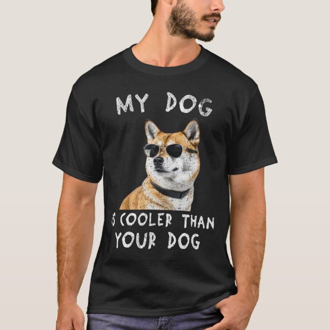 T-shirt Shiba Inu Mon Chien Est Glacière Que Votre Chien D (Devant)