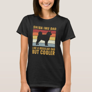 T-shirt Shiba Inu Papa Régulier Papa Mais Glacière Funny S