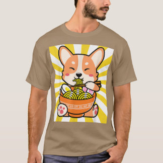 T-shirt Shiba Inu Ramen Anime Kawaii Cute Ado Don 1532