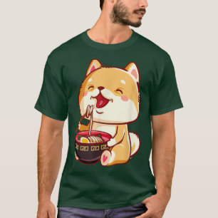 T-shirt Shiba inu ramen pour chien