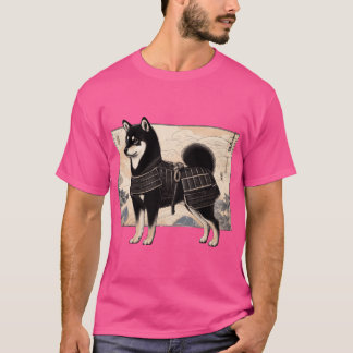 T-shirt Shiba Inu Samurai family