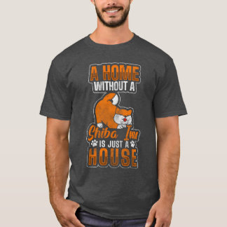 T-shirt Shiba Pedigree Chien Amoureux des chiens ami Crypt