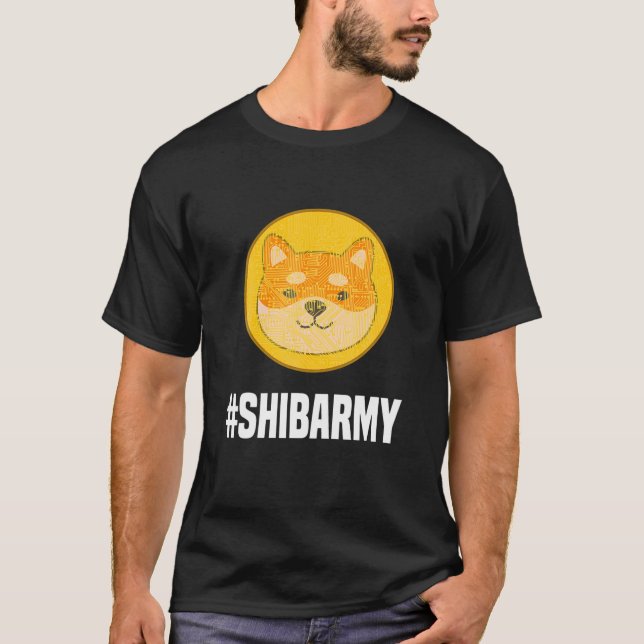T-shirt Shibarmy Token Shib Coin (Devant)