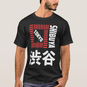 T-shirt Shibuya Tokyo Japon Souvenir Japonais Kanji Shibuy