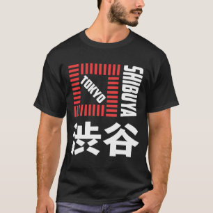T-shirt Shibuya Tokyo Japon Souvenir Japonais Kanji Shibuy