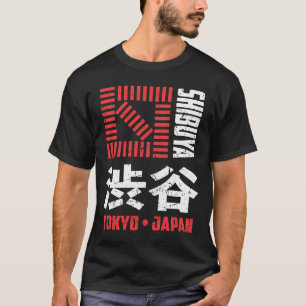 T-shirt Shibuya Tokyo Japon Souvenir Japonais Kanji Shibuy
