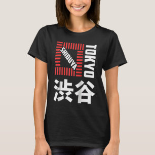 T-shirt Shibuya Tokyo Japon Souvenir Kanji japonais Shibuy