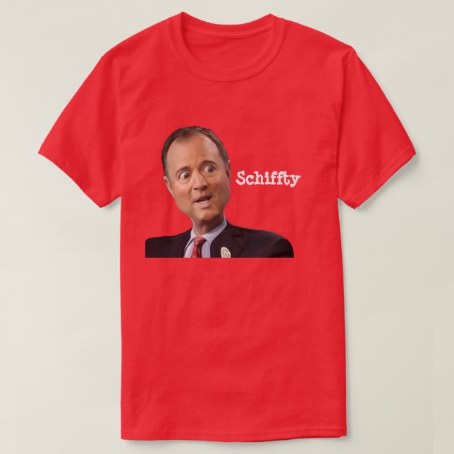 T-shirt Shifty Adam Schiff Drôle Caricature politique (Design devant)